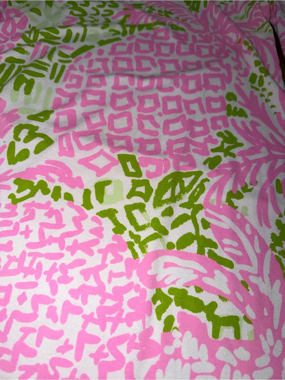 Lilly Pulitzer Pink & Green Pineapple-Print Shift Dress • Tropical • Size Small - Picture 2 of 9